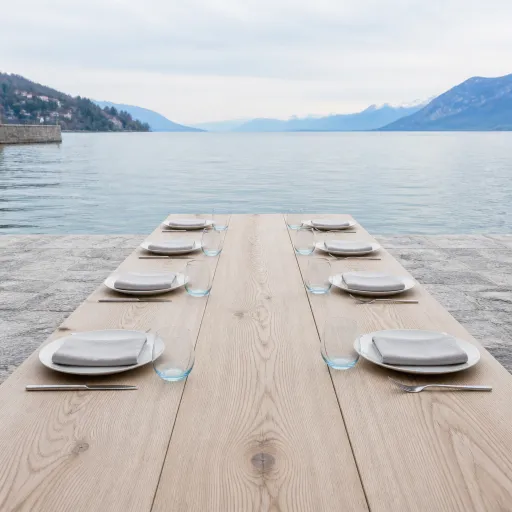 Dîner de groupe au bord du lac : comment poser huit couverts sans perdre la soirée en logistique