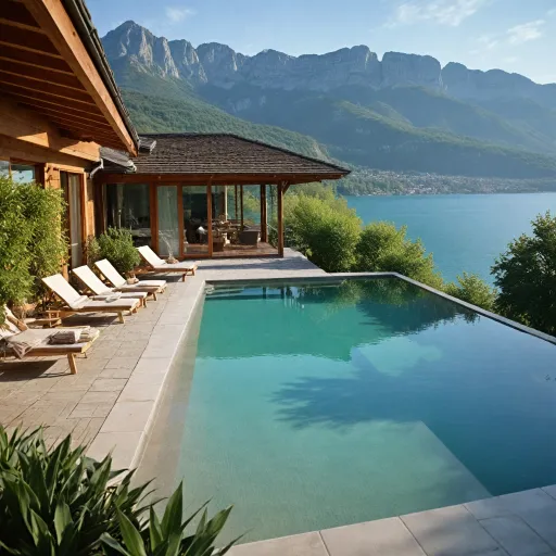 Séjourner dans un hôtel spa à Annecy avec piscine et vue sur le lac